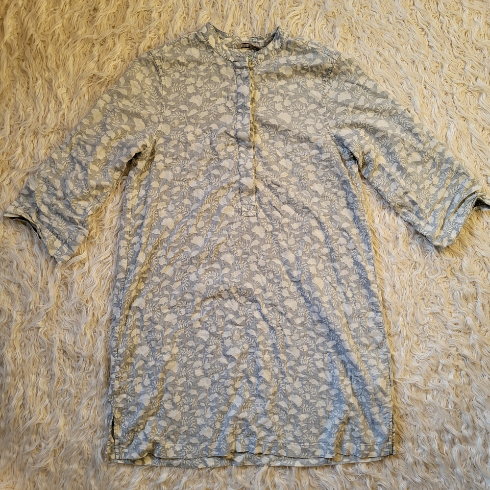 Faherty Womens Penelope Dress SCF-Smoke Echo Floral Size Small
